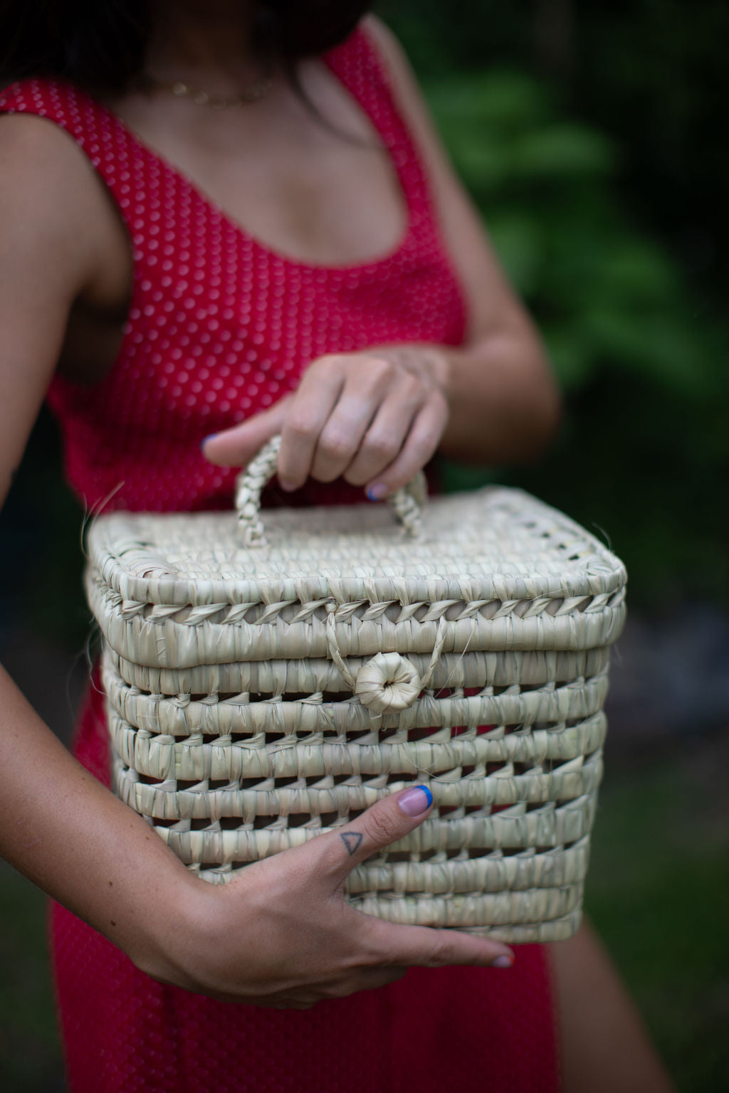 Palm Picnic Baskets - 3 SIZES