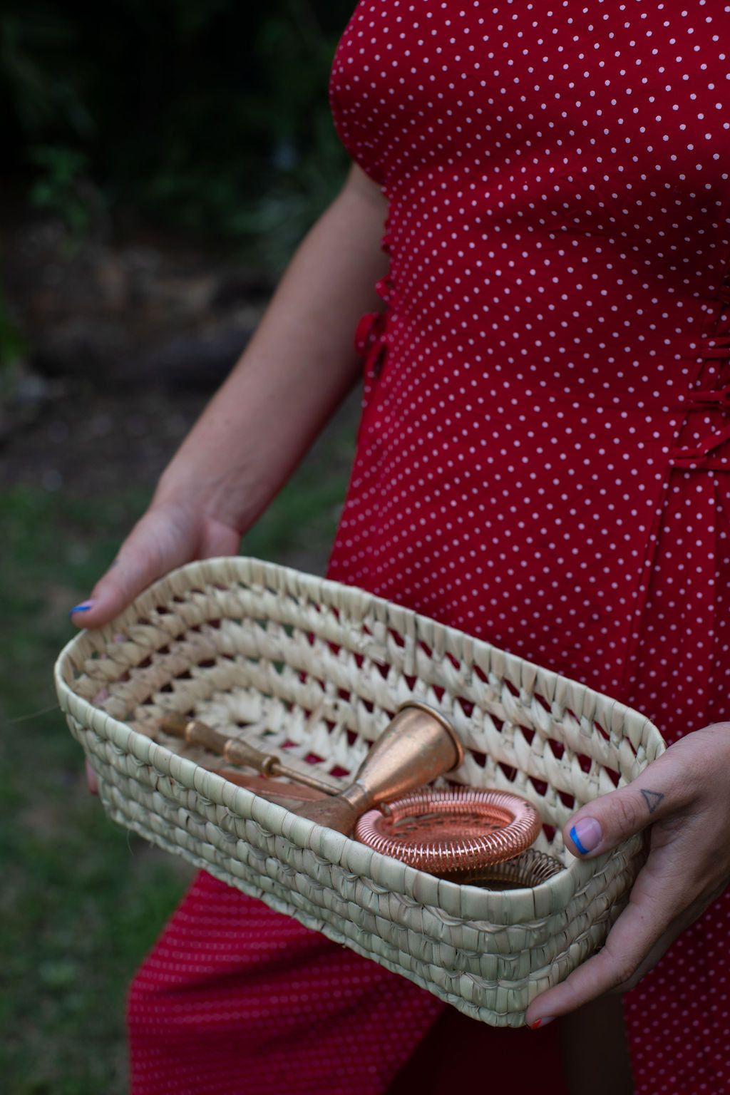 Palm Storage Basket - Morocco Rectangle