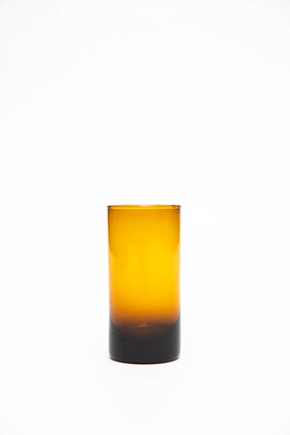 Tall Amber Glass (6)