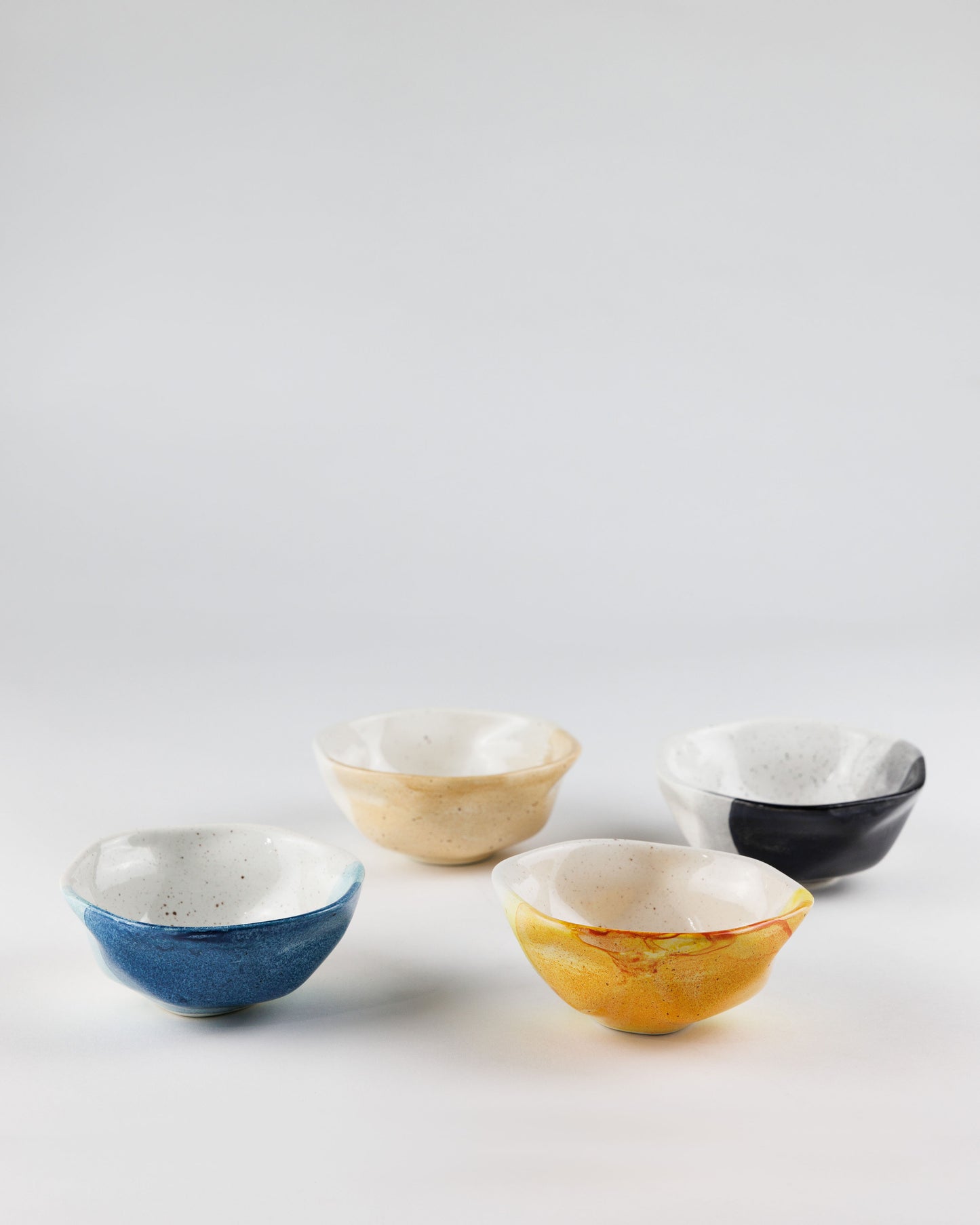 dishes - ceramic, small, multicolor, perfect for rings or trinkets