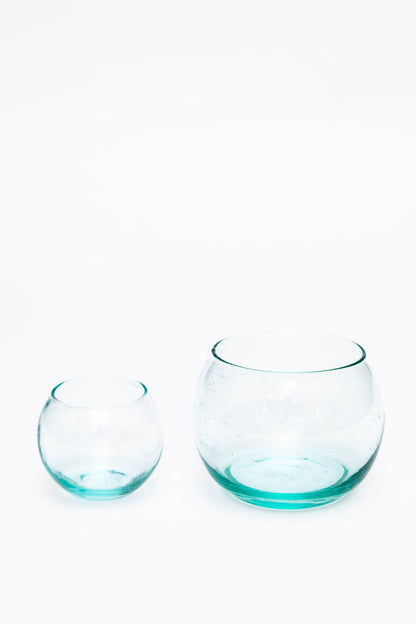 Large Round Clear Glass (6)