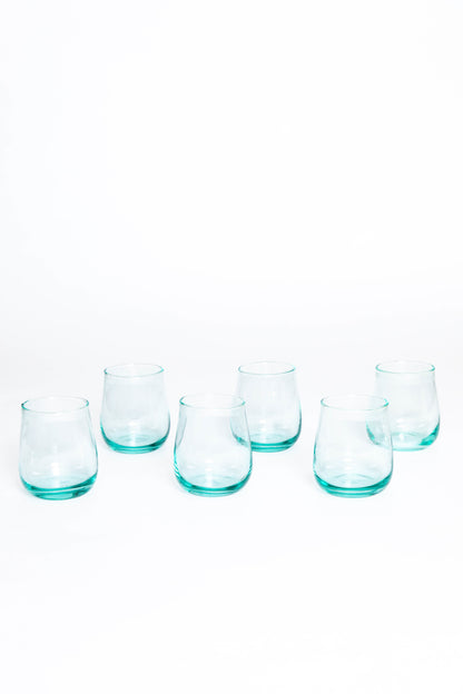 Wine Tumbler Clear Glass (6)